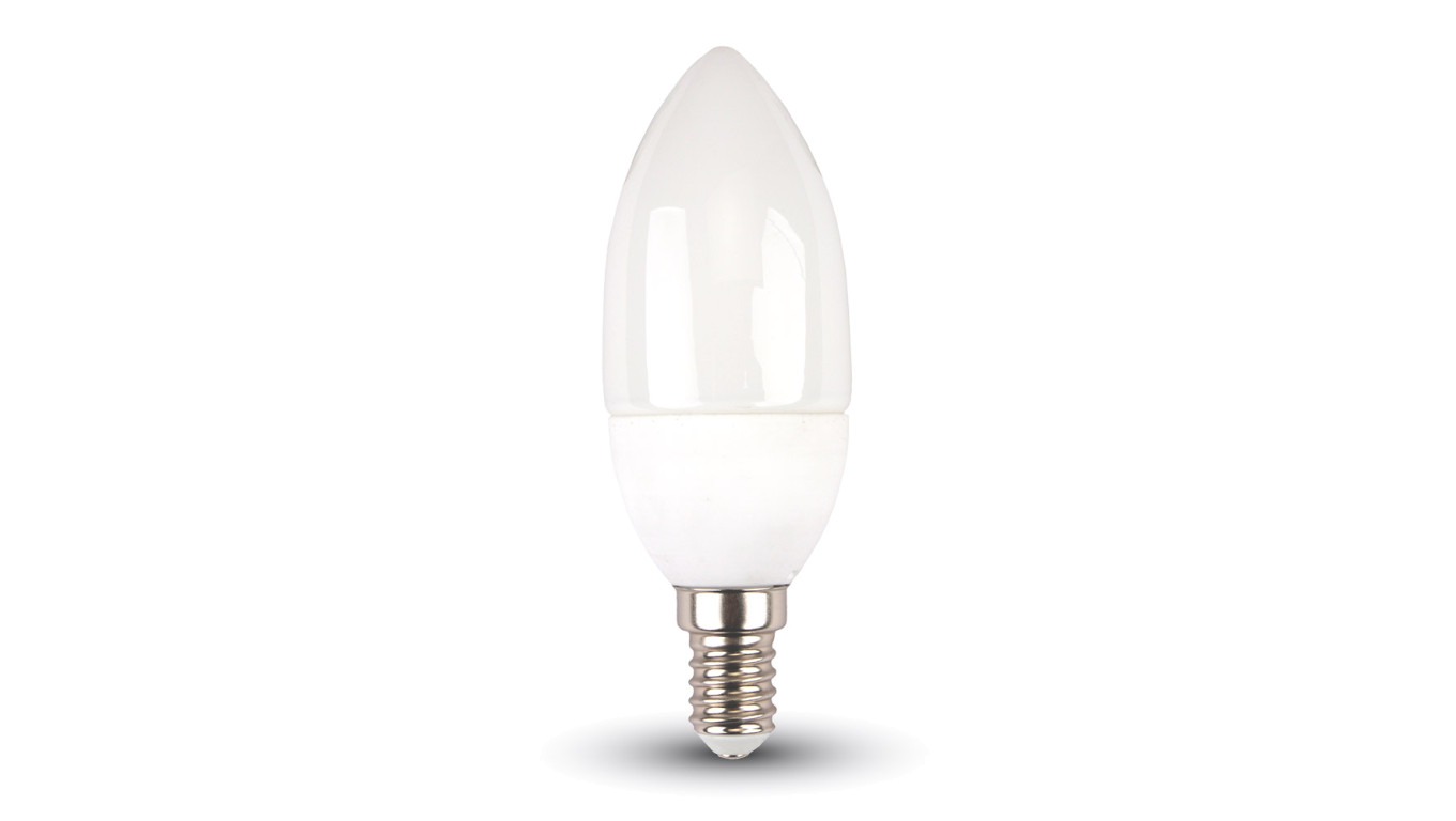 Żarówka LED VT-1818 4W C37 6400K 320lm 200st A+ 4122