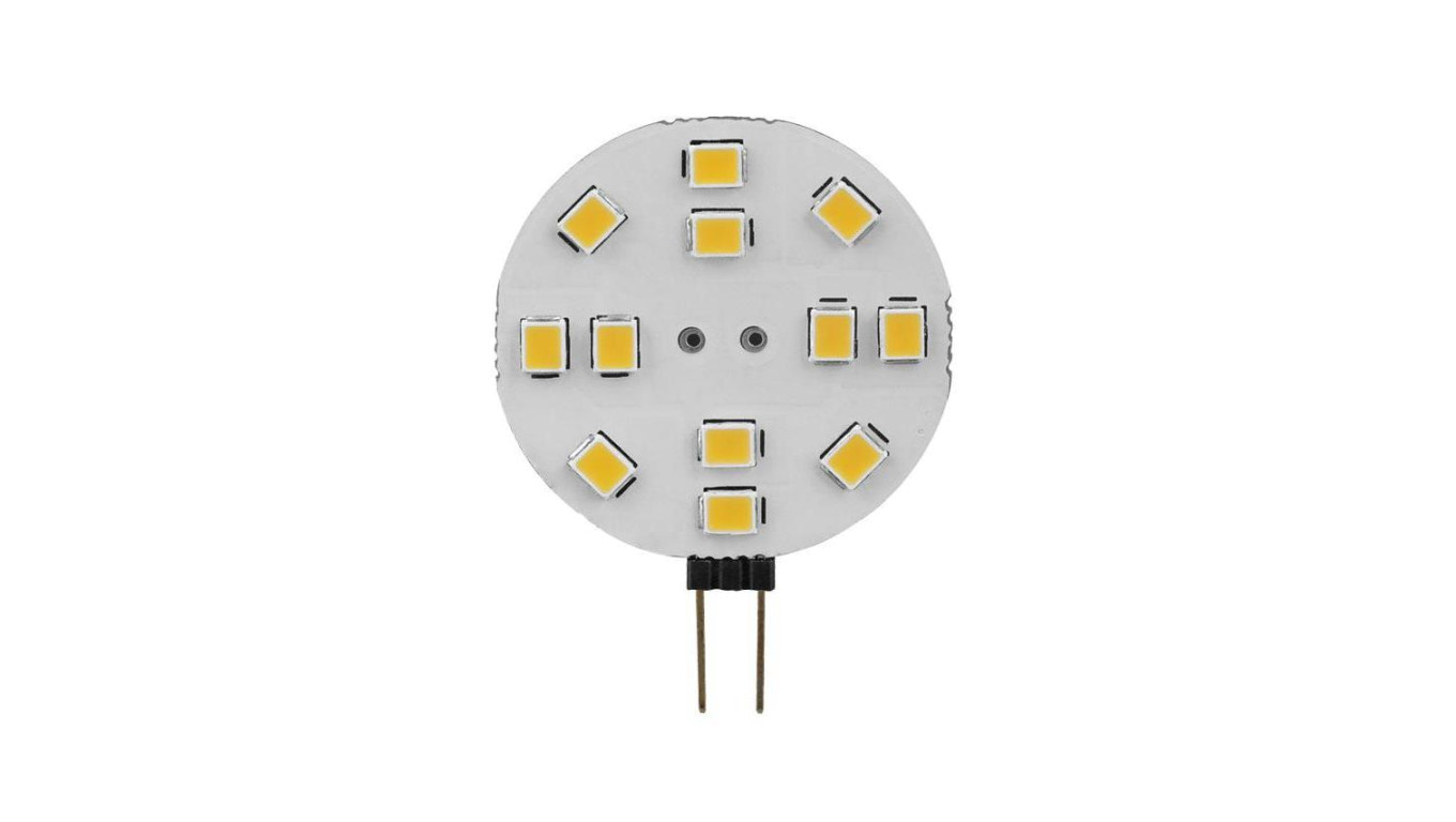 Żarówka G4 12 led smd 2835 1,9W CW zimna biała 12V DC