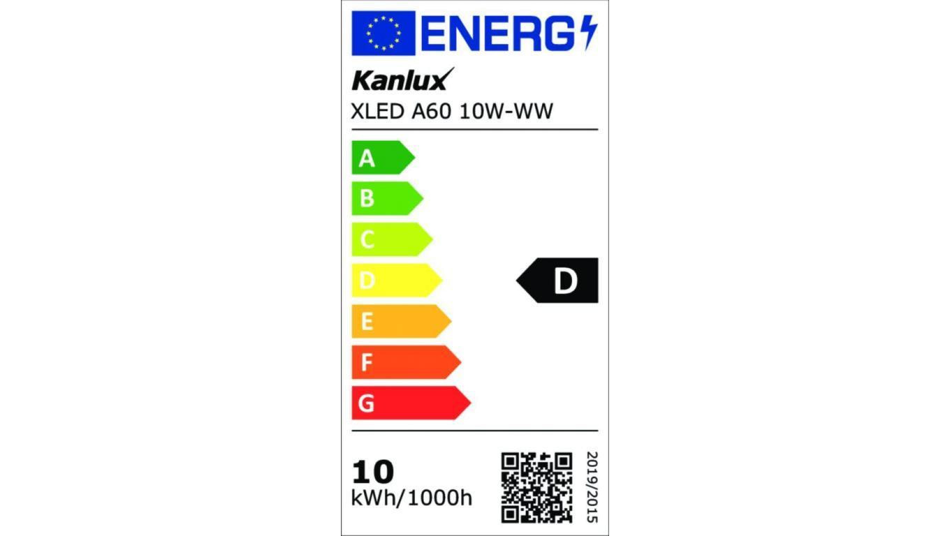 Żarówka LED E27 XLED A60 10W-WW 1520lm 2700K barwa ciepła 29605