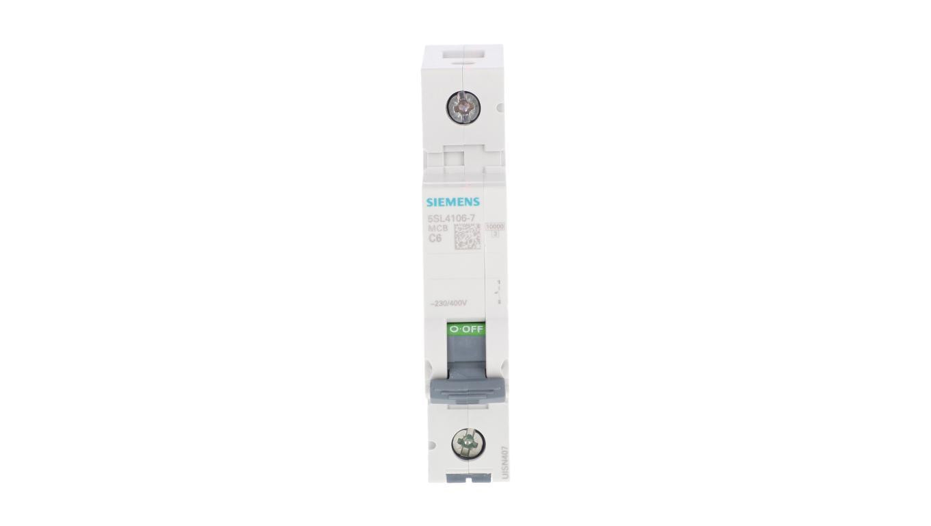 Wyłącznik nadprądowy 1P C 6A 10kA AC 5SL4106-7
