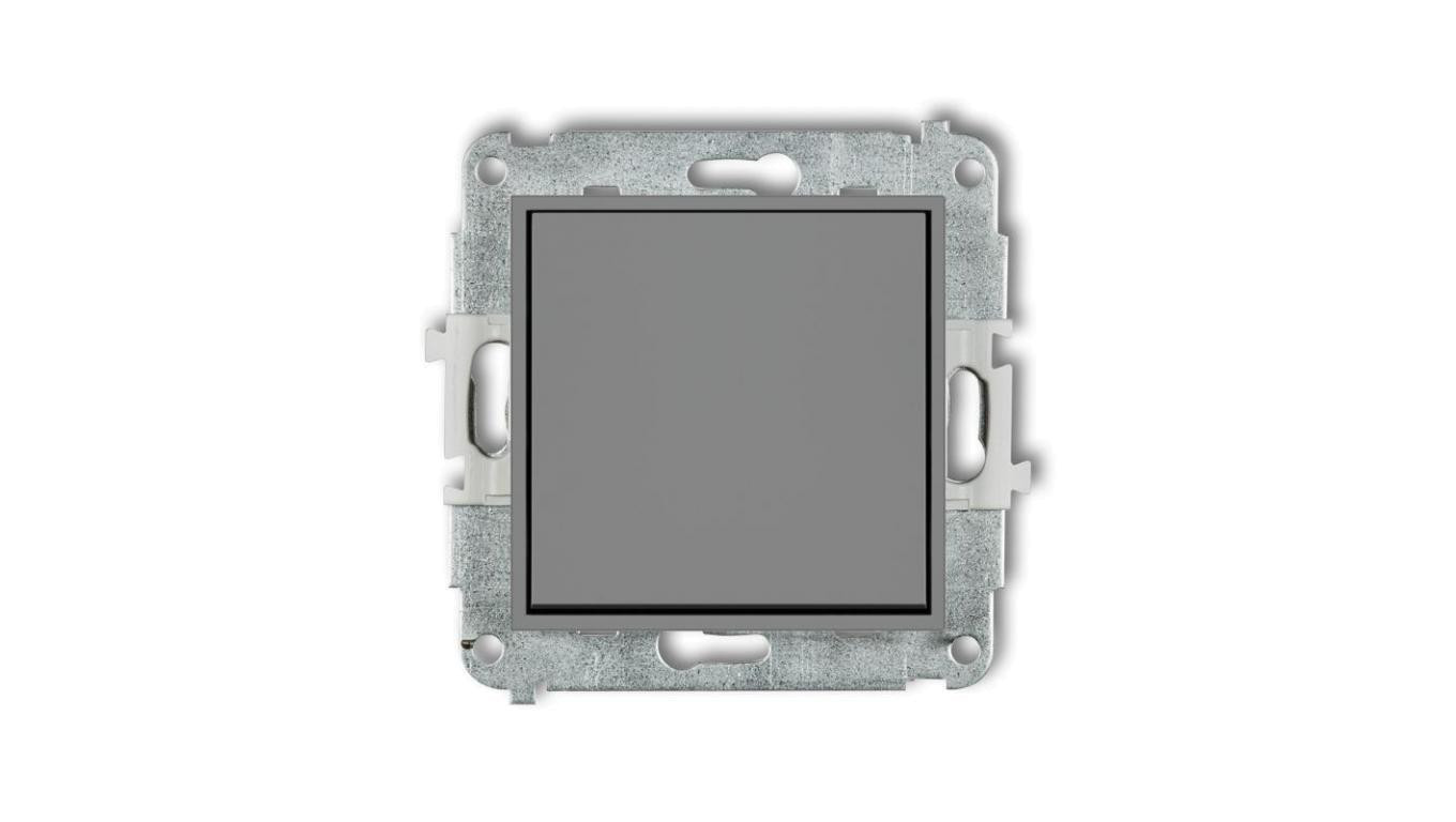 ICON Mechanizm łącznika jednobiegunowego szary mat 27IWP-1
