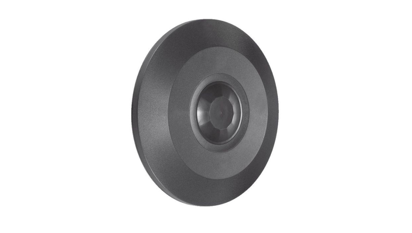 Czujnik ruchu PIR natynkowy Czarny max 1000W LED 23677