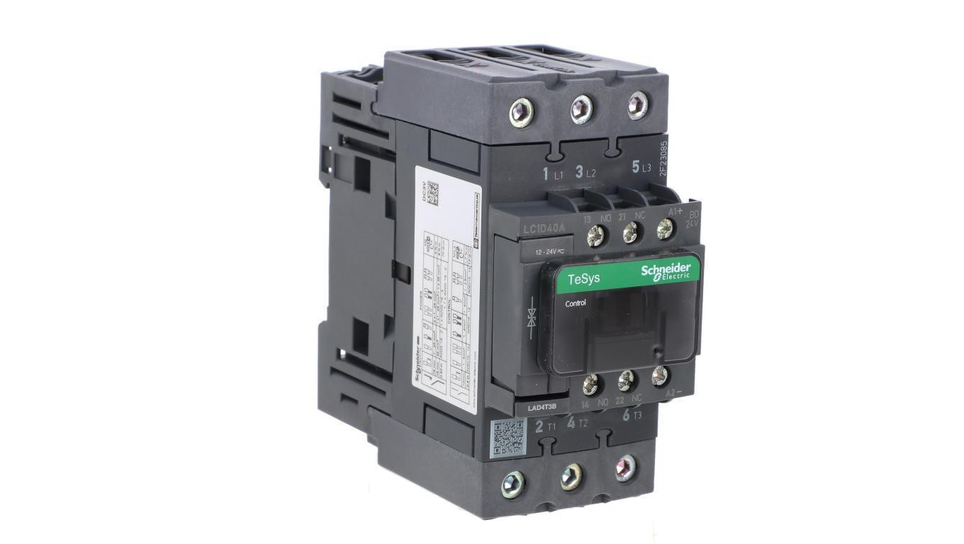 TeSys Deca Stycznik mocy 40A 3P 24V DC 1Z 1R (EVK) LC1D40ABD