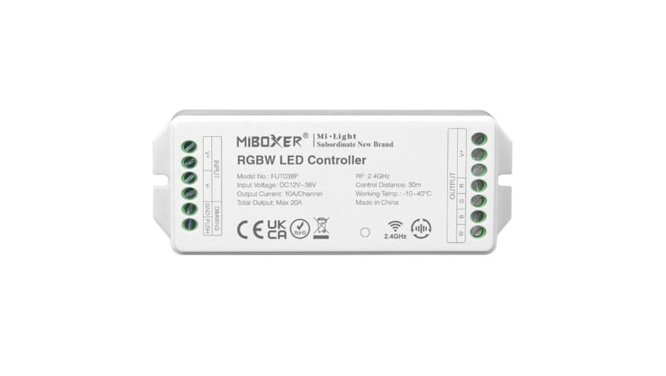 Sterownik MiLight RGBW 12-36V 10/20A FUT038P