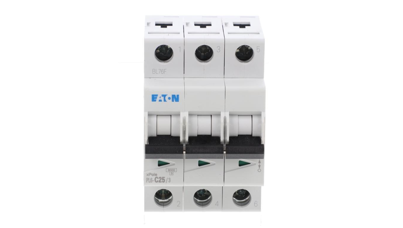 Wyłącznik nadprądowy 3P C 25A 6kA AC PL6-C25/3 286603