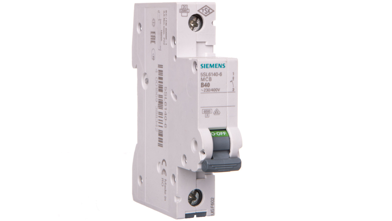 Wyłącznik nadprądowy 1P B 40A 6kA AC 5SL6140-6