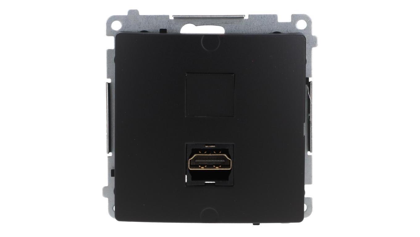 Simon Basic Gniazdo HDMI pojedyncze (moduł) czarny BMGHDMI.01/49