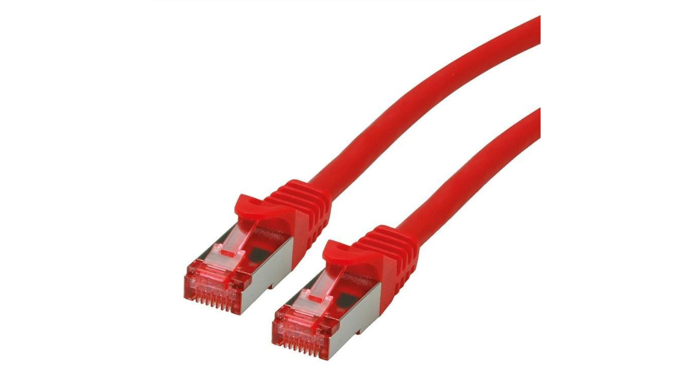 ROLINE S/FTP Patchcord Cat.6 Component Level, LSOH, czerwony, 20.0 m