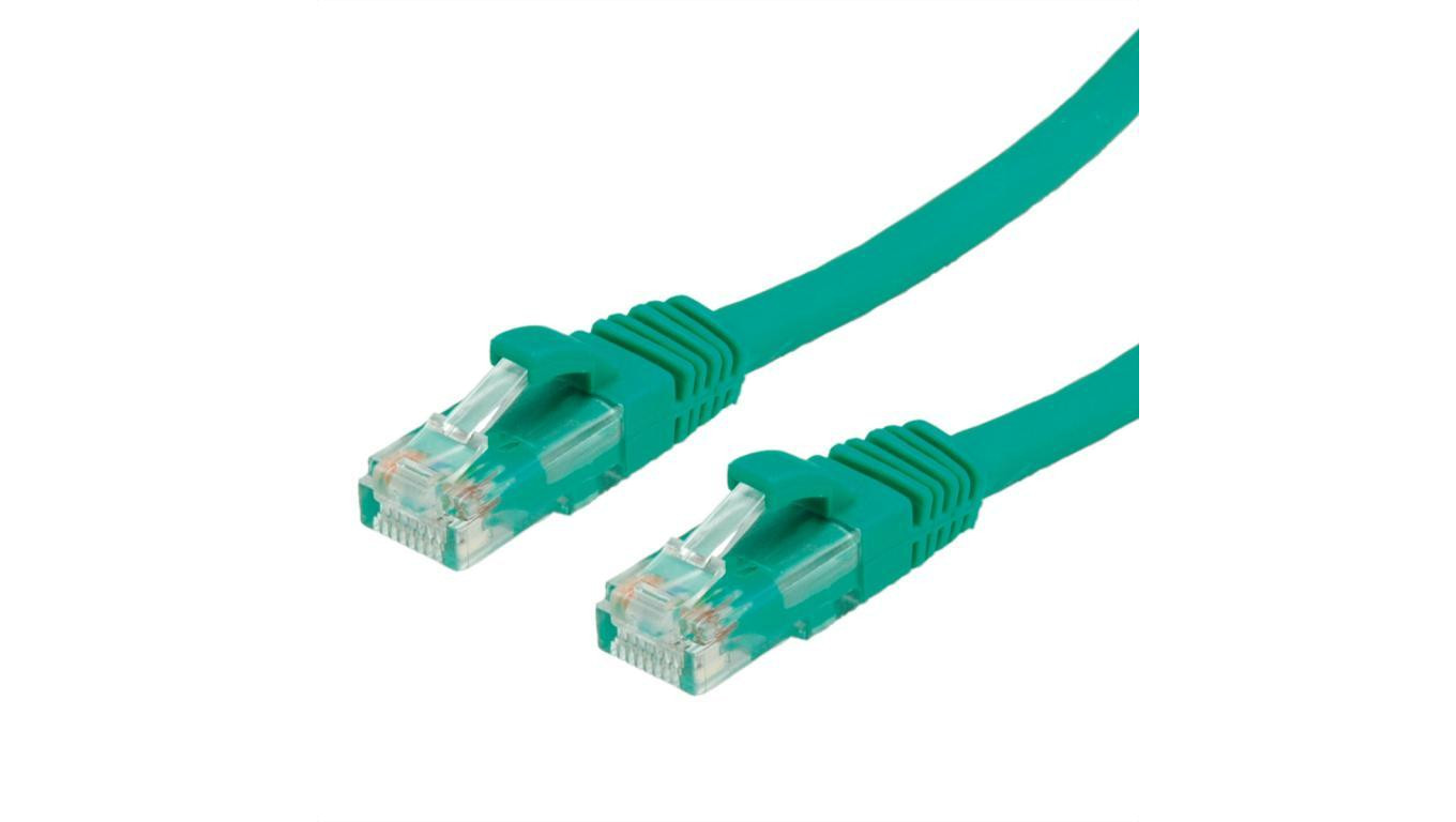 VALUE Kabel krosowy UTP kat. 6 (klasa E), LS0H, zielony, 2 m