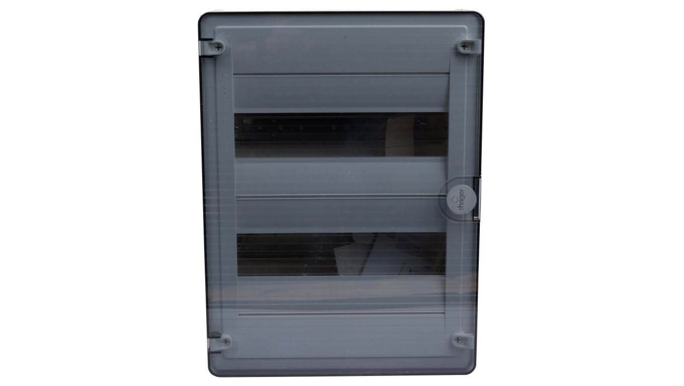 Rozdzielnica modułowa 2x12 natynkowa IP40 Golf (drzwi transparentne) VS212TD