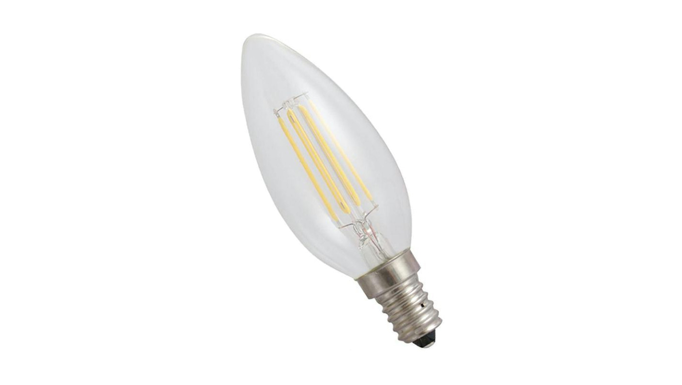 Żarówka led filament E14 led 4W świeca neutralna biała 4000K RETRO