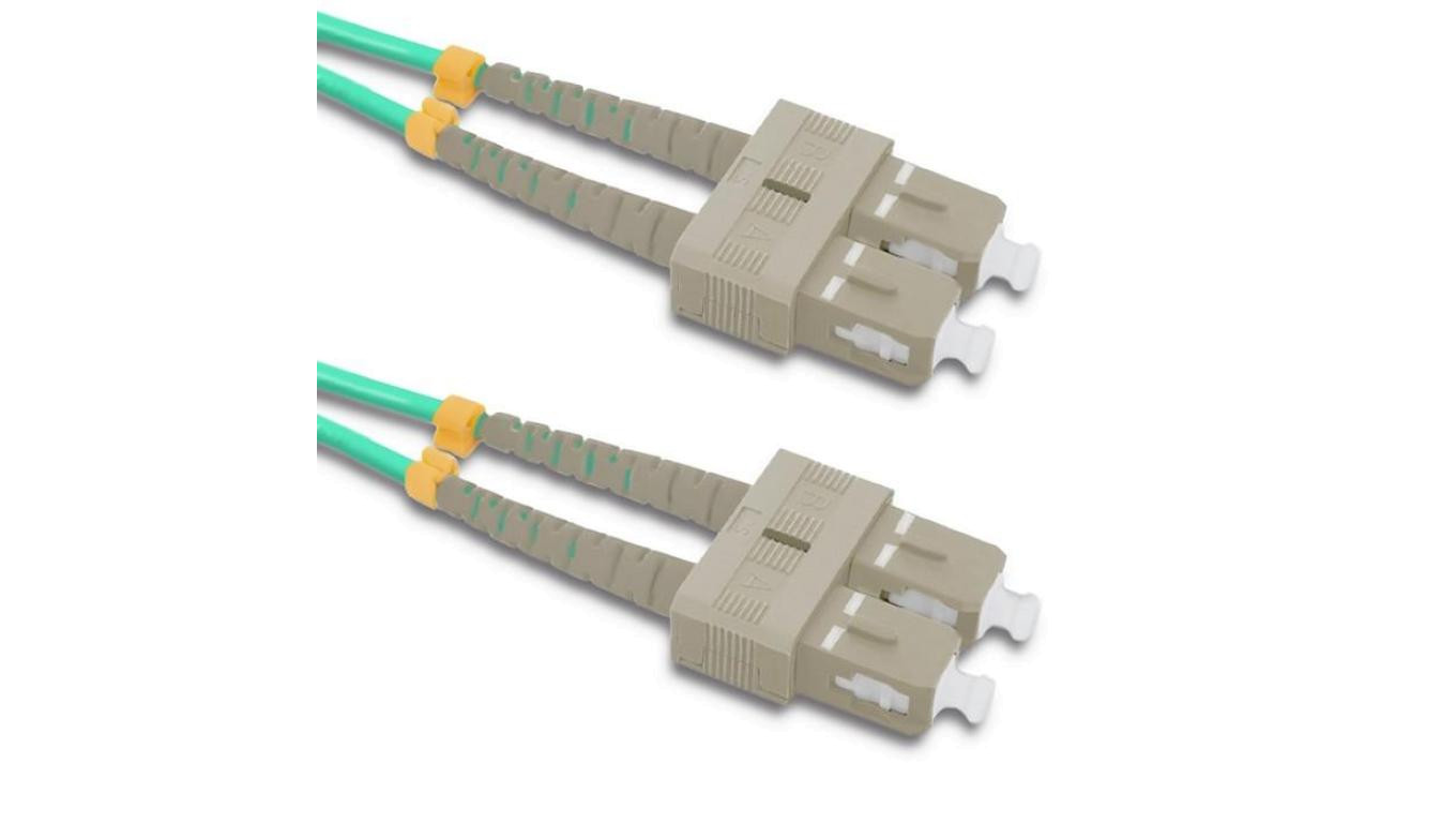 Qoltec Patchcord światłowodowy SC/UPC - SC/UPC Multimode 50/125 OM4 Duplex 10m
