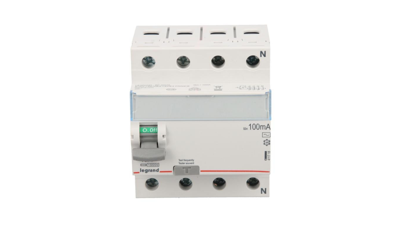 Wyłącznik różnicowoprądowy 4P 40A 0,1A typ AC P304 TX3 411718
