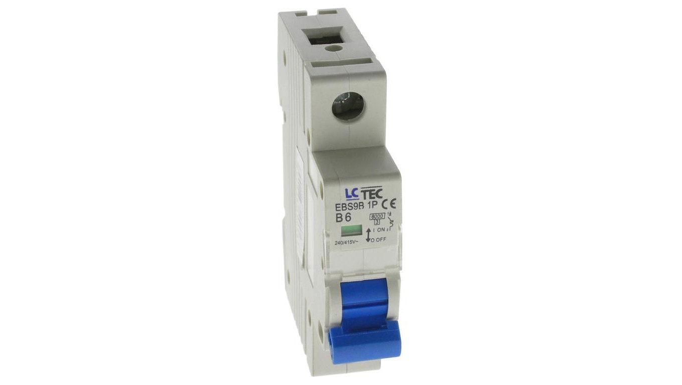 Wyłącznik instalacyjny nadprądowy nadmiarowoprądowy 1P 1M B 6A 6kA 490488 EBS9B