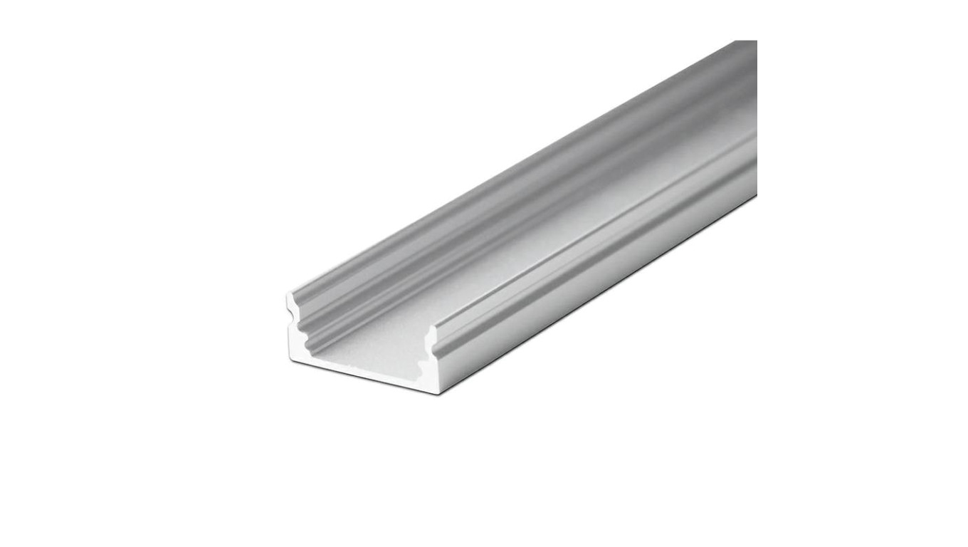 Profil srebrny 1m MiniLUX12 (do RGBW) nawierzchniowy do taśmy led rgbw o szerokości 12mm