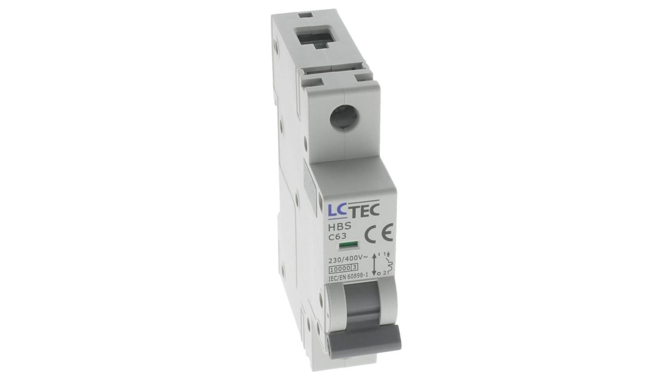 Wyłącznik nadprądowy HBS 1P 1M 1F C 63A 10kA