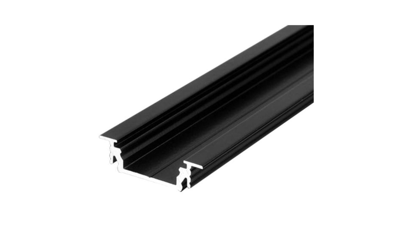 Profil led Groove10 2m anodowany czarny 76210021