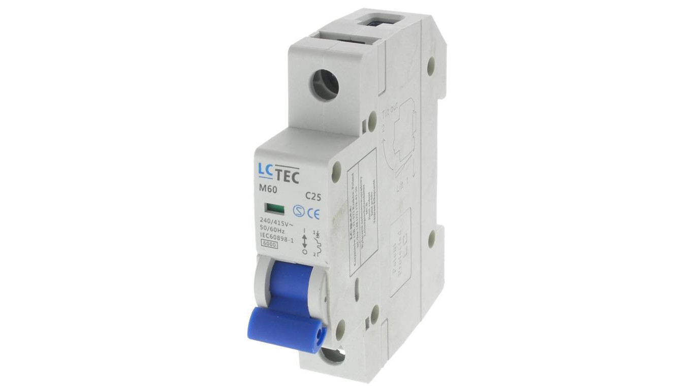 Wyłącznik nadprądowy M60 1P 1M 1F C 25A 6kA