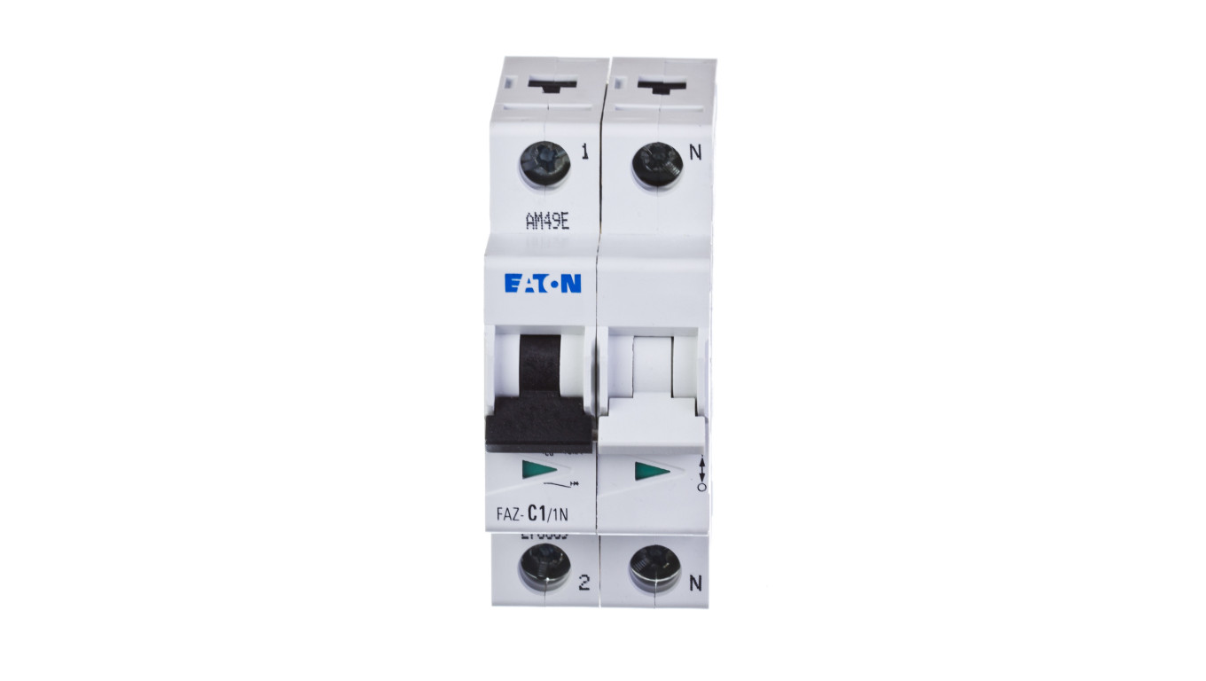 Wyłącznik nadprądowy 1+N C 1A 15kA AC FAZ C1/1N 278659