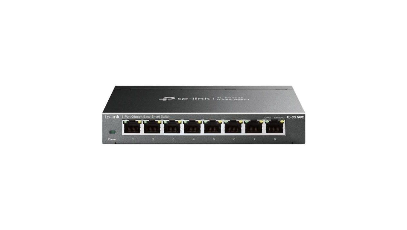 Switch TP-LINK TL-SG108E (8x 10/100/1000Mbps)