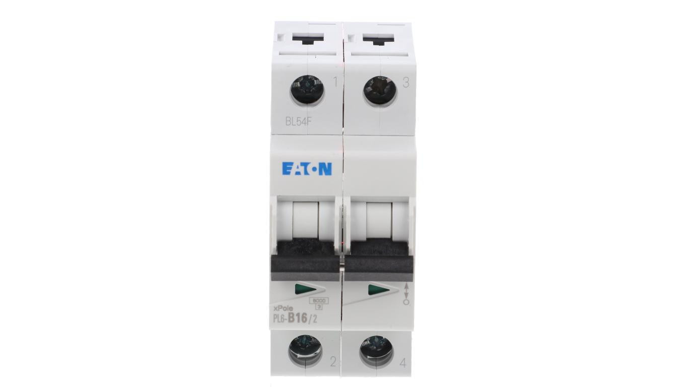 Wyłącznik nadprądowy 2P B 16A 6kA AC PL6-B16/2 286555