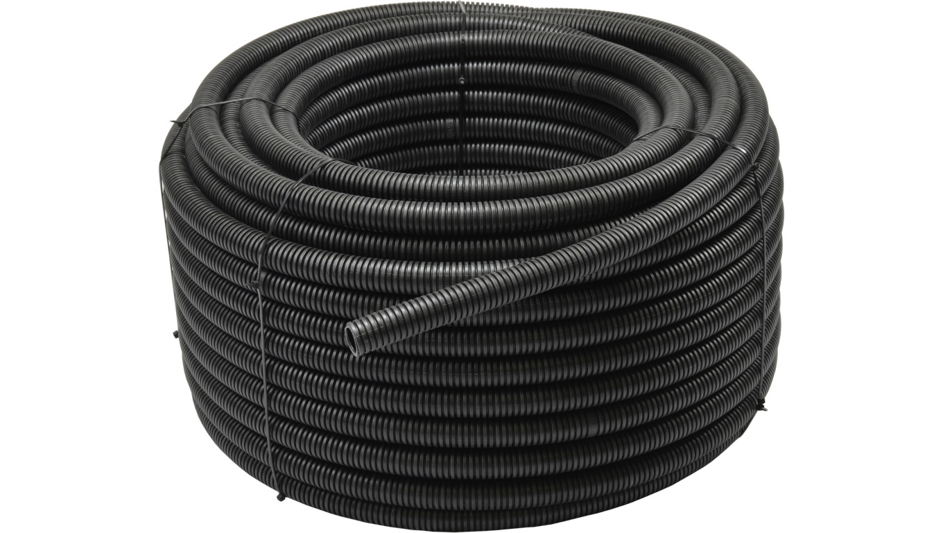 Rura karbowana RKGS 20 czarna 750N z pilotem 50 m 444049 /1szt/