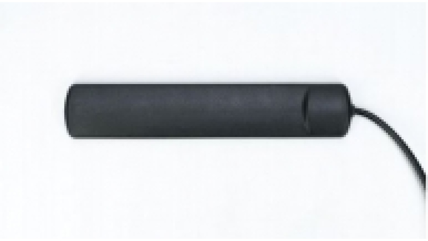 Antena GSM/LTE płaska, klejona, 2,5 dBi, 900/1800 Mhz, SMAm, czarna, AT-GSM-TAG