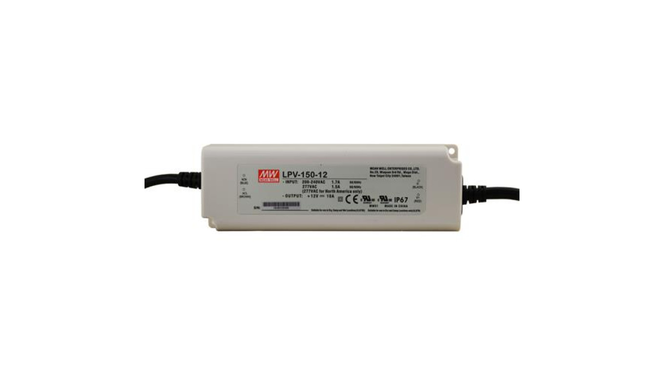 Zasilacz led Mean Well LPV-150-12 120W ip67 12V