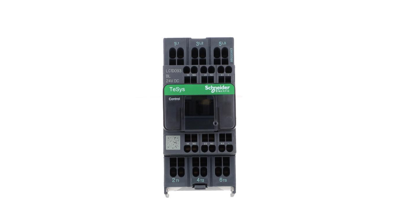 TeSys Deca Stycznik mocy 9A 3P 24V DC 1Z 1R LC1D093BL