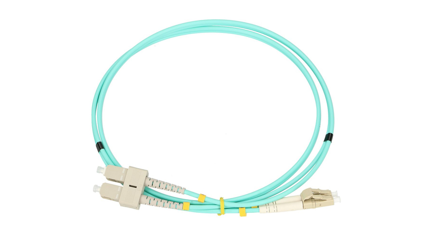 Patchcord Wielomodowy, OM3, Duplex, 3mm, 3m Extralink LC/UPC-SC/UPC