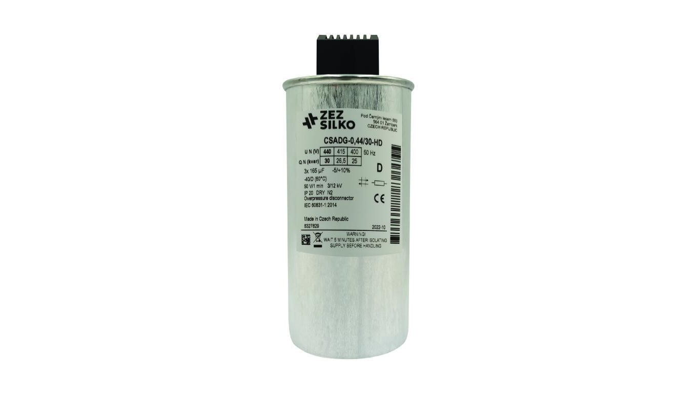 Kondensator 30kvar 440V Cn=3x165µF In=3x39,41A