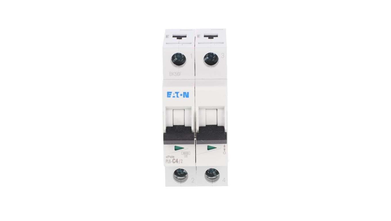 Wyłącznik nadprądowy 2P C 4A 6kA AC PL6-C4/2 286563