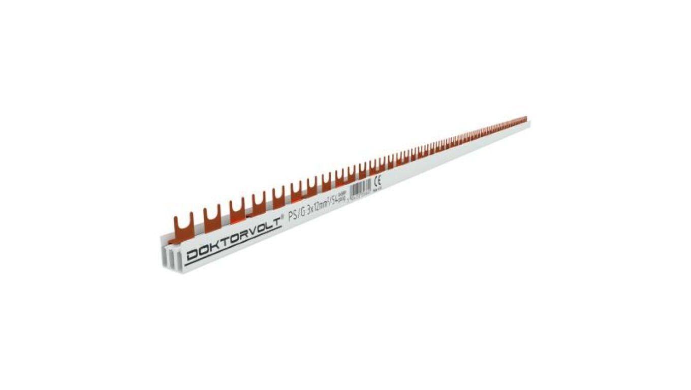 Szyna łączeniowa grzebieniowa 3-fazowa 54-modułowa 12mm2 80A DV 6602