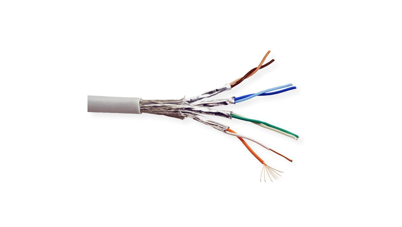Kabel ROLINE S/FTP (PiMF) kat. 6 (klasa E) elastyczny, 300 m