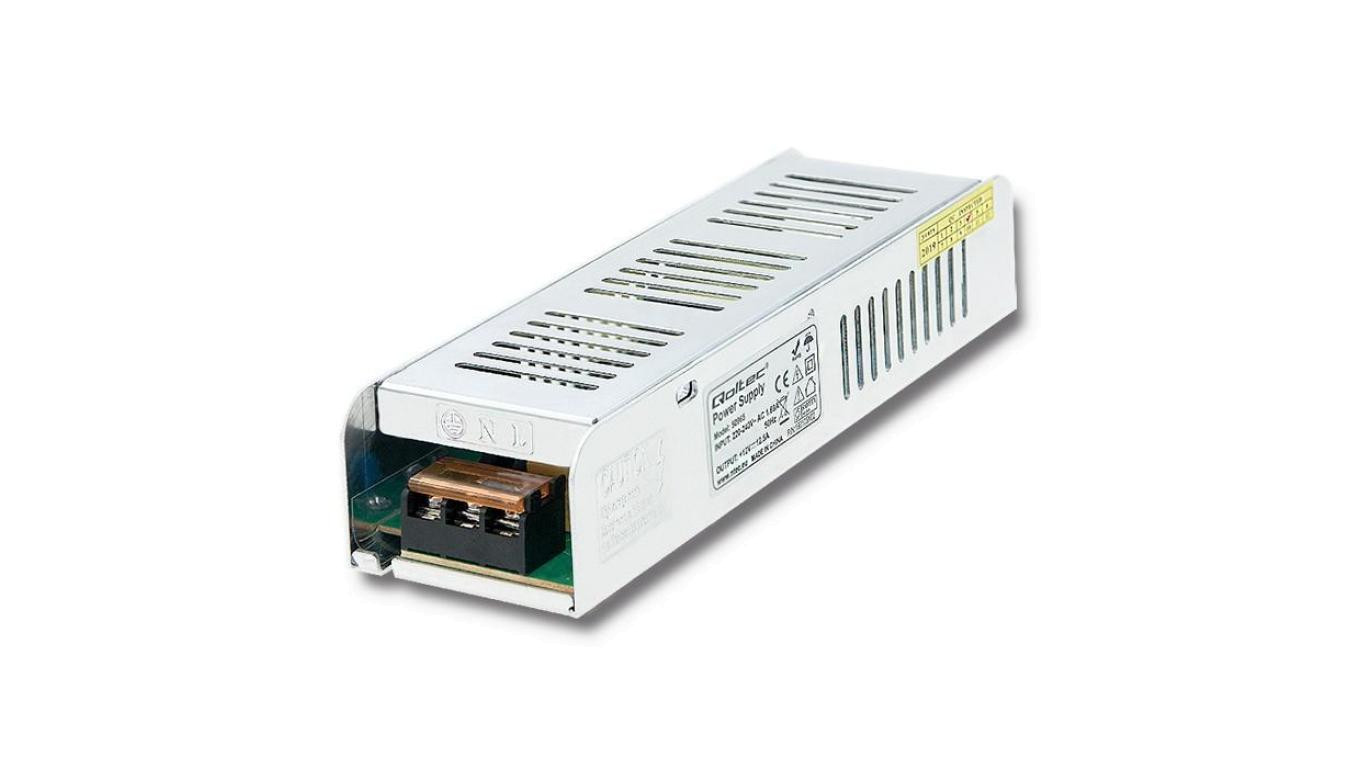 Qoltec Zasilacz impulsowy LED IP20 150W 12V 12.5A Slim