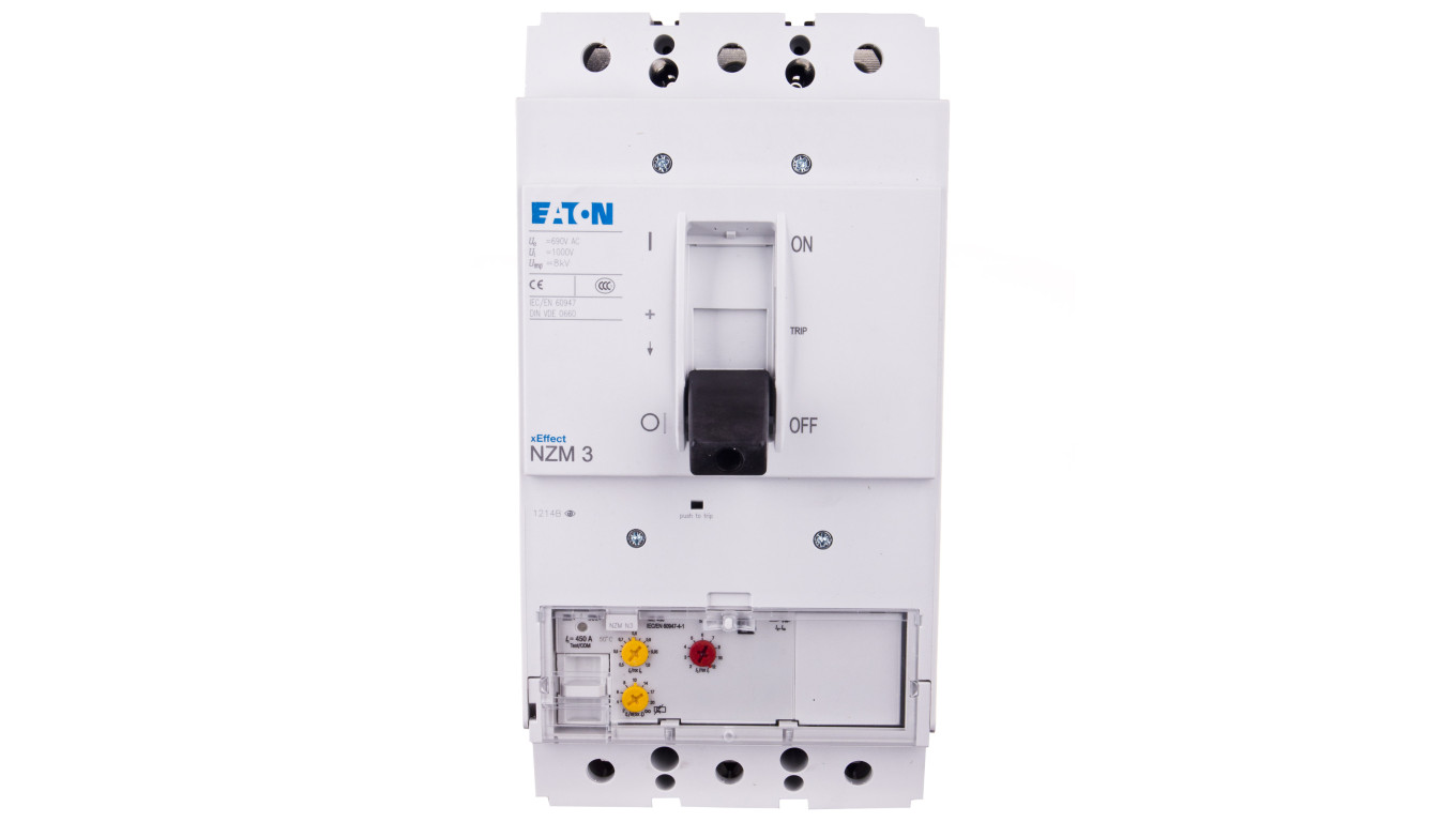 Wyłącznik silnikowy 3P 250kW 450A 50kA NZMN3-ME450 284468