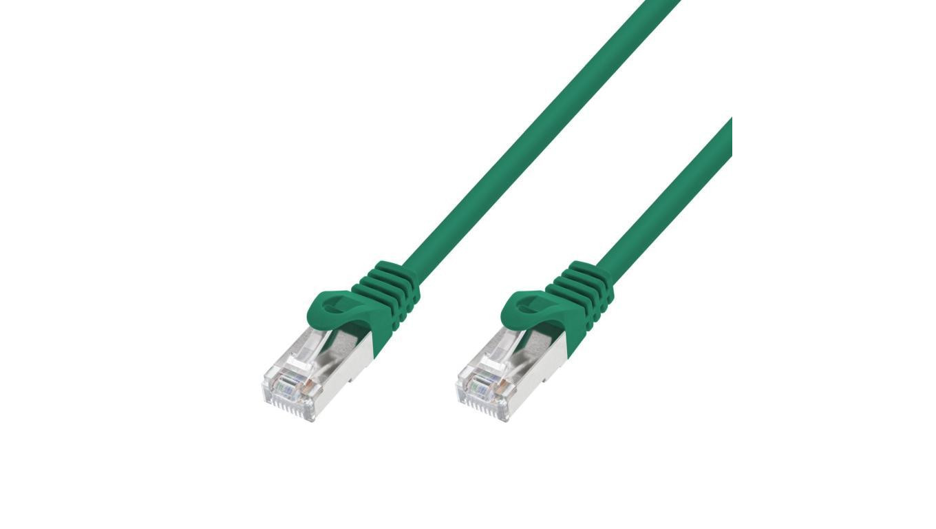 Patchcord LAN Miedź Kabel sieciowy skrętka Extralink Kat.7 S/FTP 3m 20G Zielony