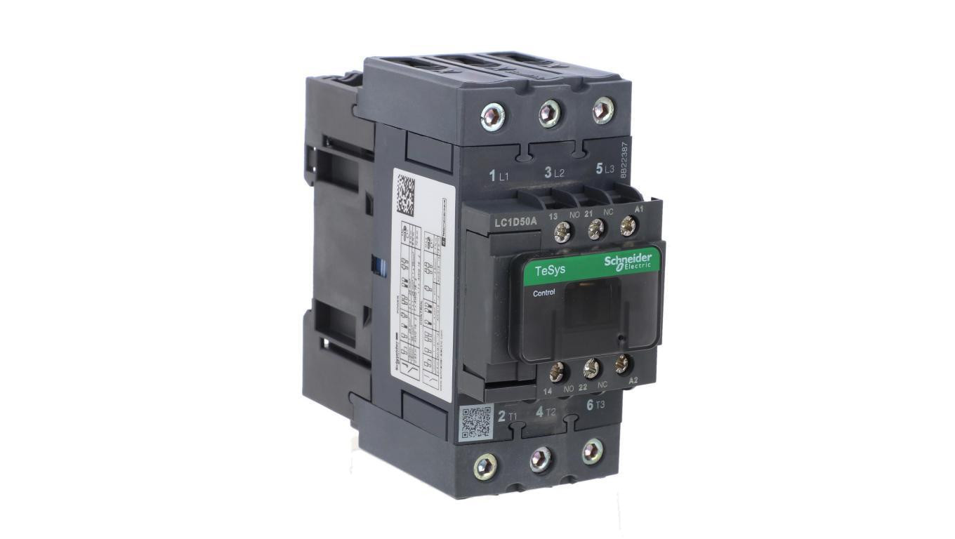 TeSys Deca Stycznik mocy 50A 3P 110V AC 1Z 1R (EVK) LC1D50AF7