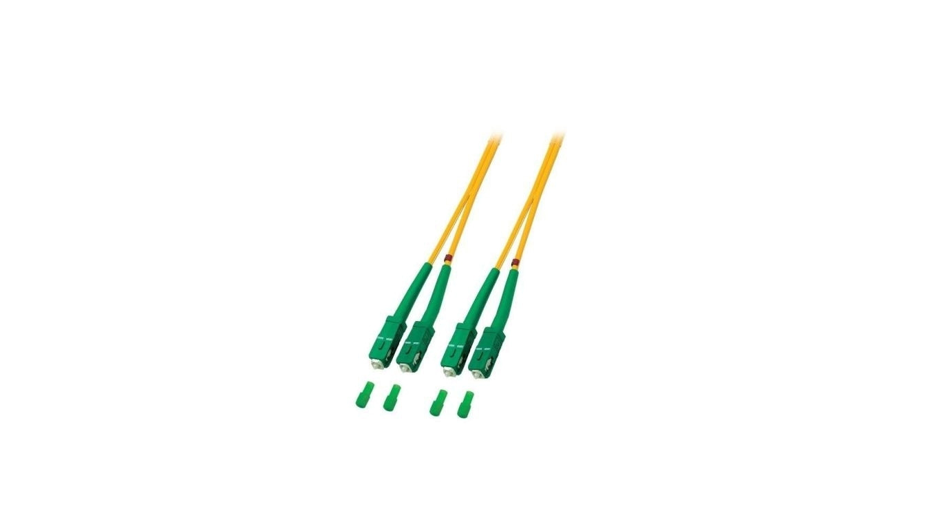 Patchcord światłowodowy OS2 9/125 SM SC/APC-SC/APC Dpx 15m