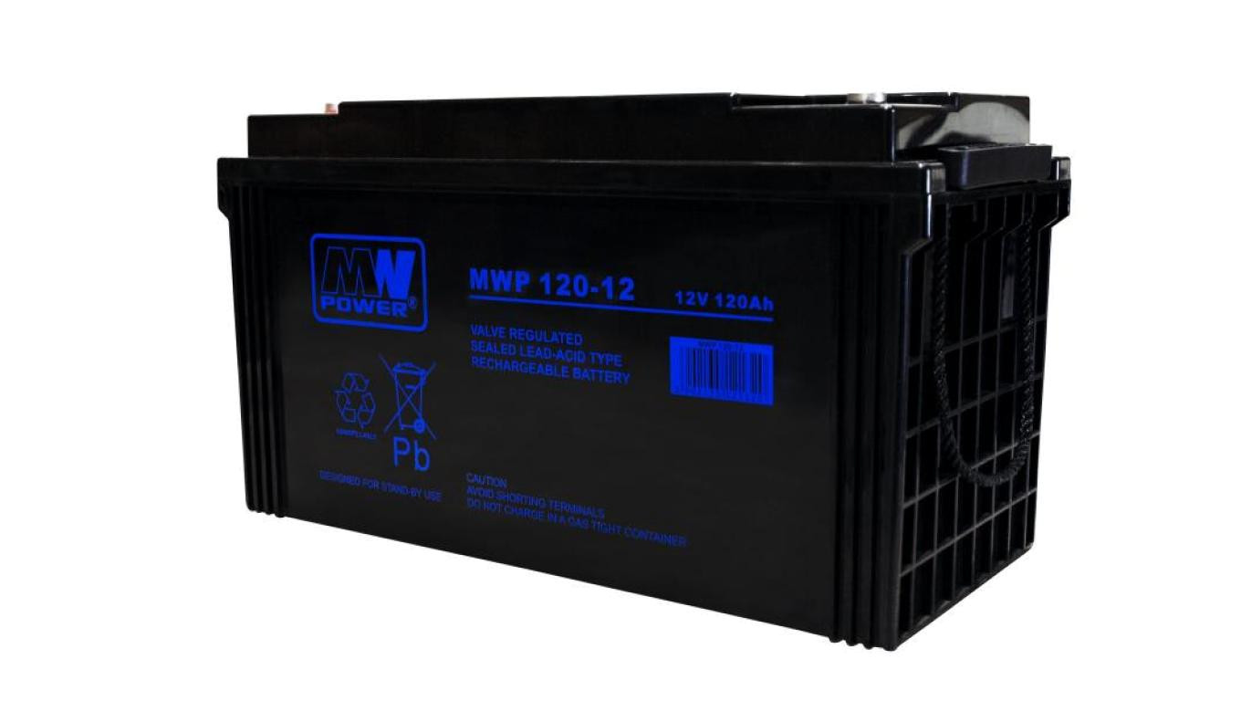 MWP 120-12 akumulator AGM 12-15 lat 12V/120Ah