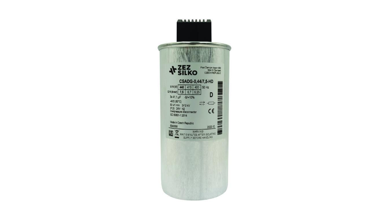 Kondensator 7,5kvar 440V Cn=3x41,10µF In=3x9,85A