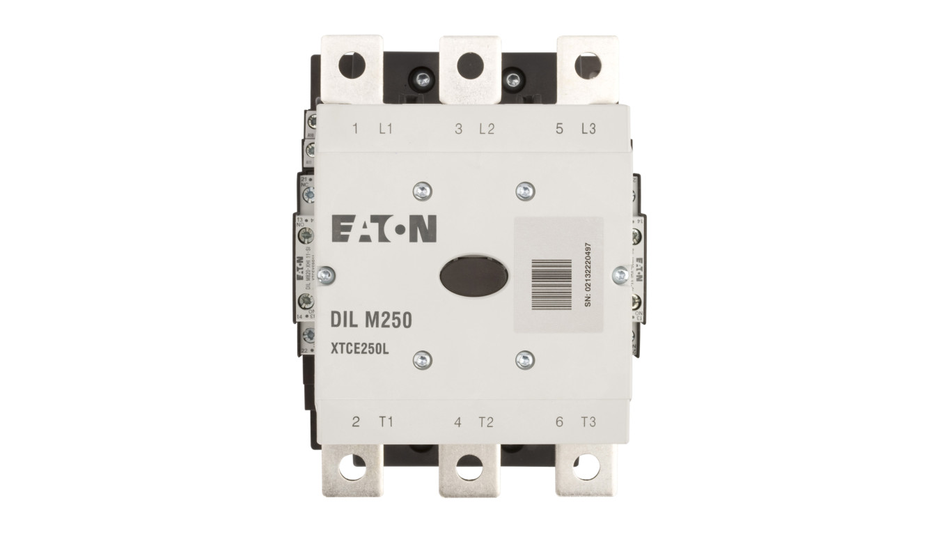Stycznik mocy 250A 3P 110-250V 110-250V AC/DC 2Z 2R DILM250/22(RA250) 208201