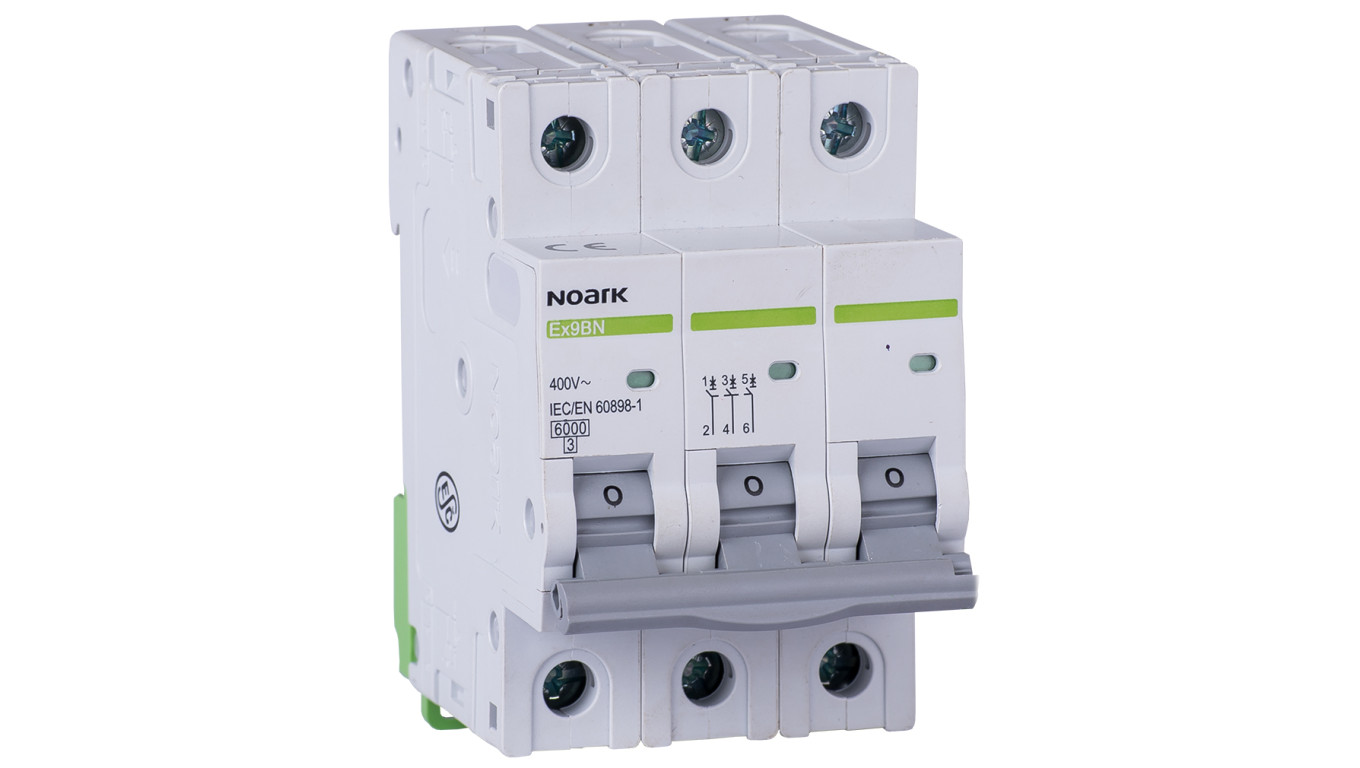 Wyłącznik nadprądowy S 3-fazowy 3P B 63A 400V NOARK