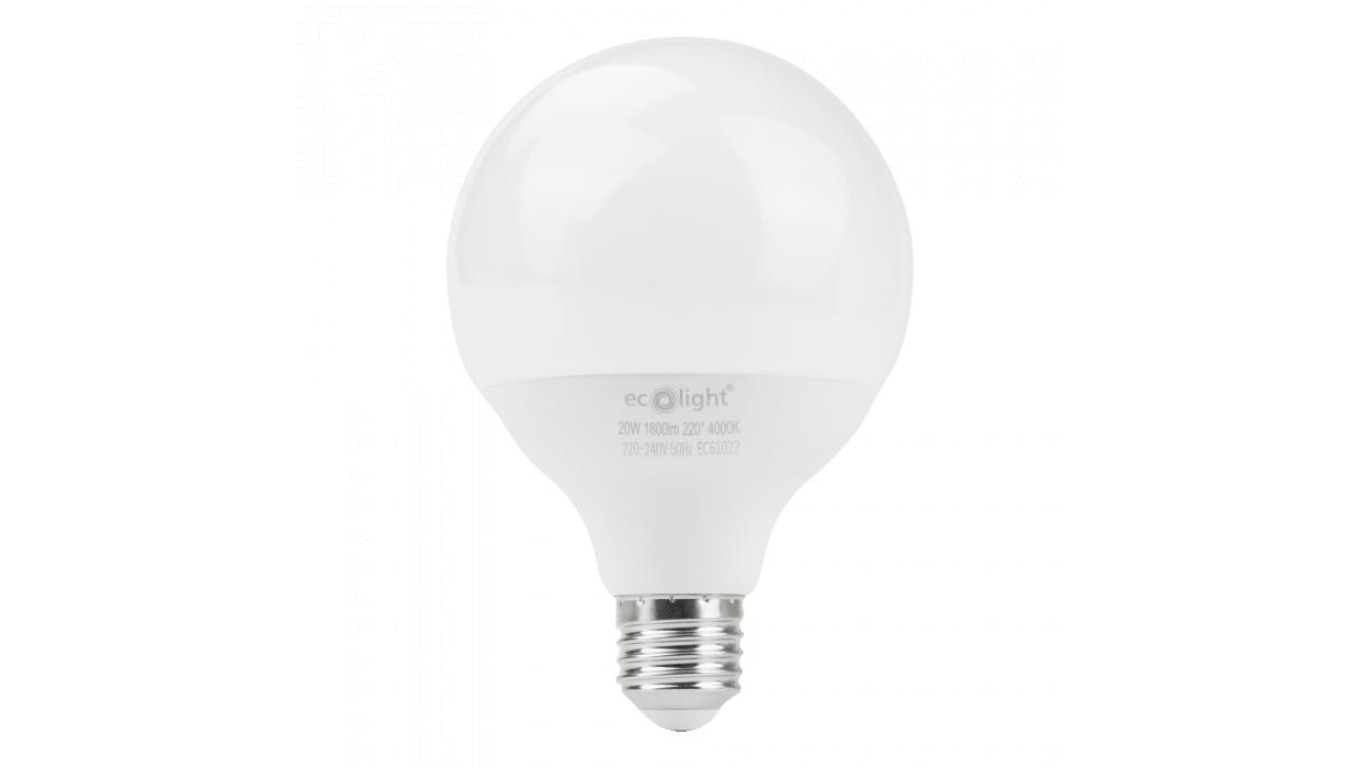 Żarówka LED G95 E27 20W 4000K