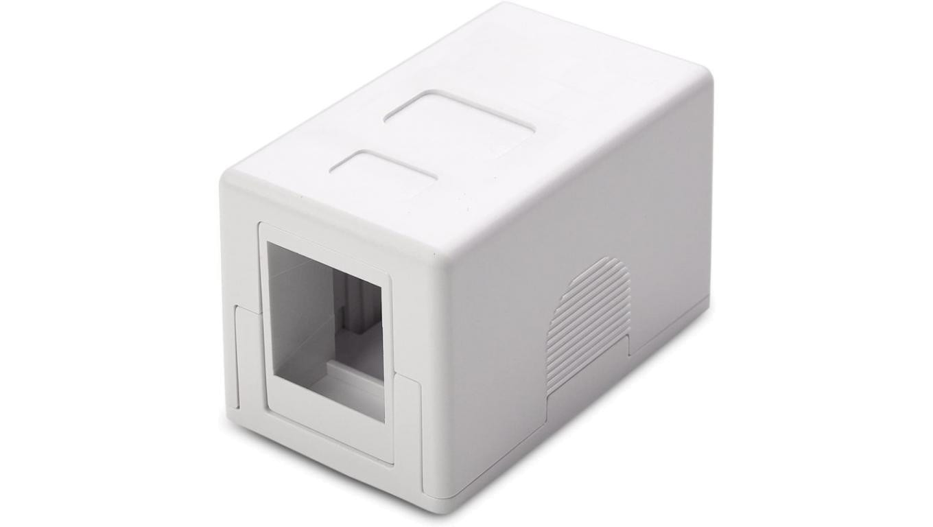 obudowa natynkowa na 1 moduł Keystone RJ45 lub RJ11/12
