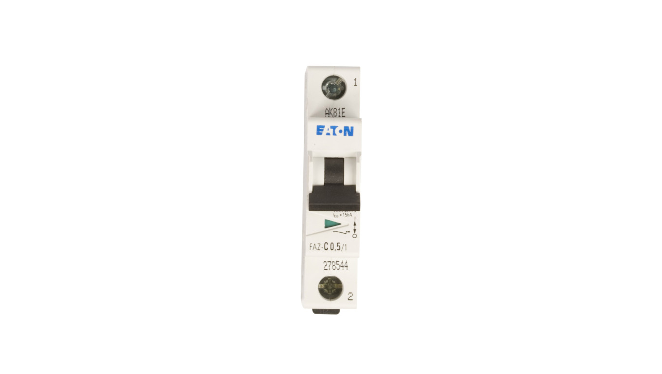 Wyłącznik nadprądowy 1P C 0,5A 15kA AC FAZ C0,5/1 278544