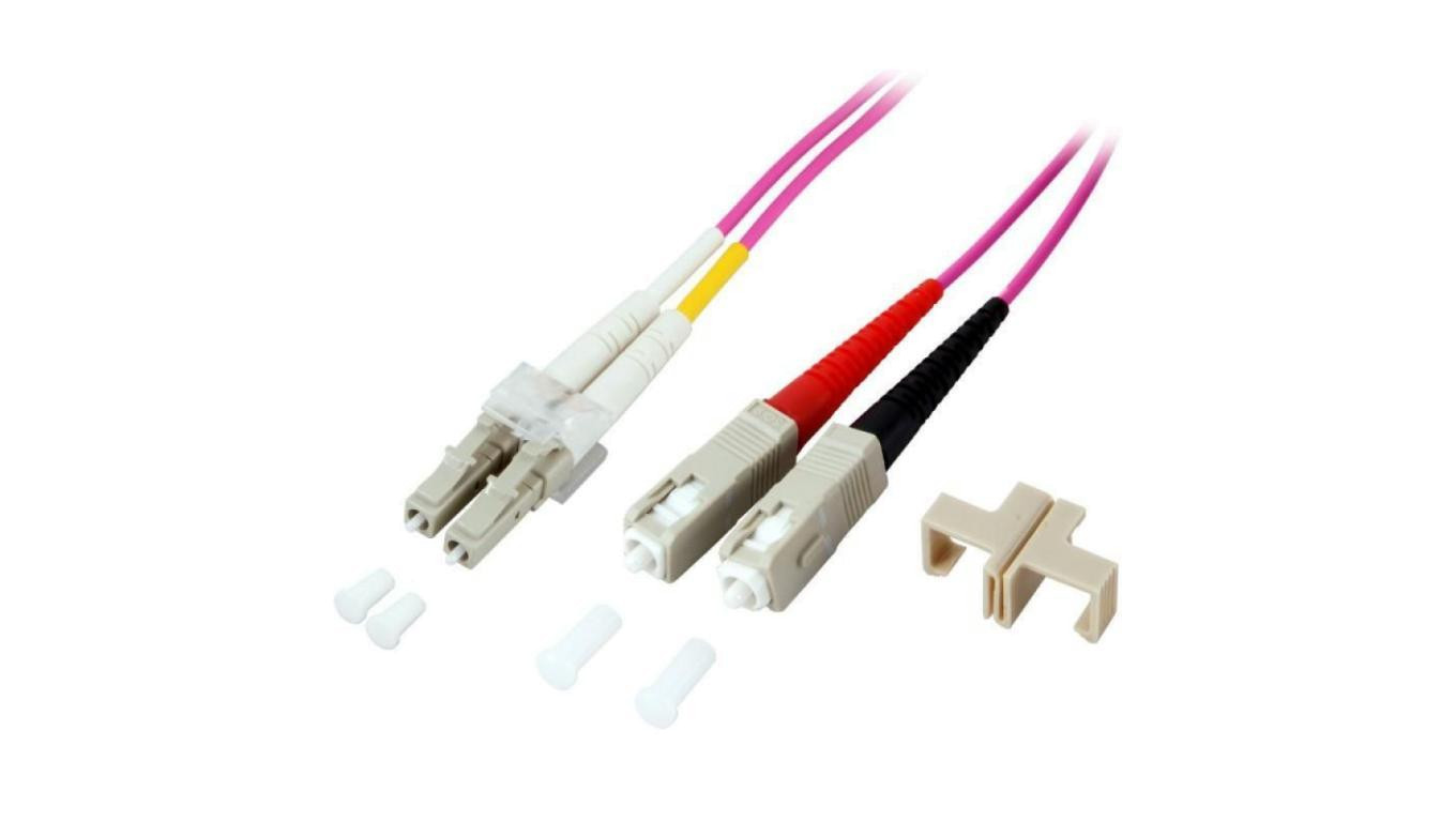 Patchcord światłowodowy OM4 50/125 MM SC-LC Duplex /2 m/