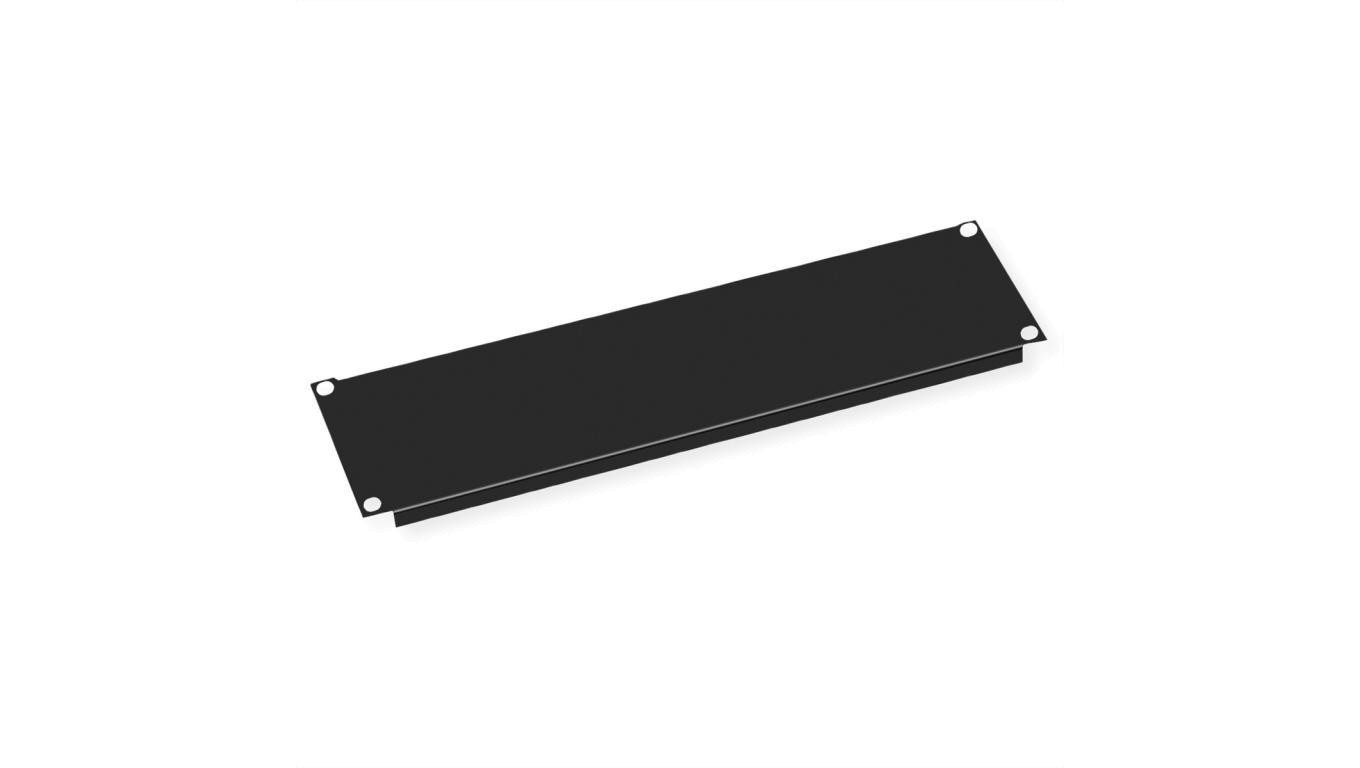 VALUE 19 Panel zaślepiający 3 HU, czarny