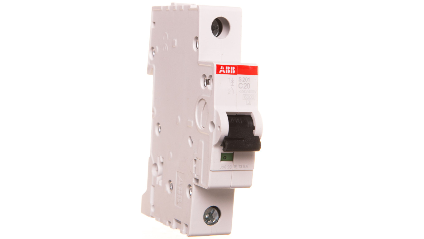 Wyłącznik nadprądowy 1P C 20A 6kA AC S201-C20 2CDS251001R0204
