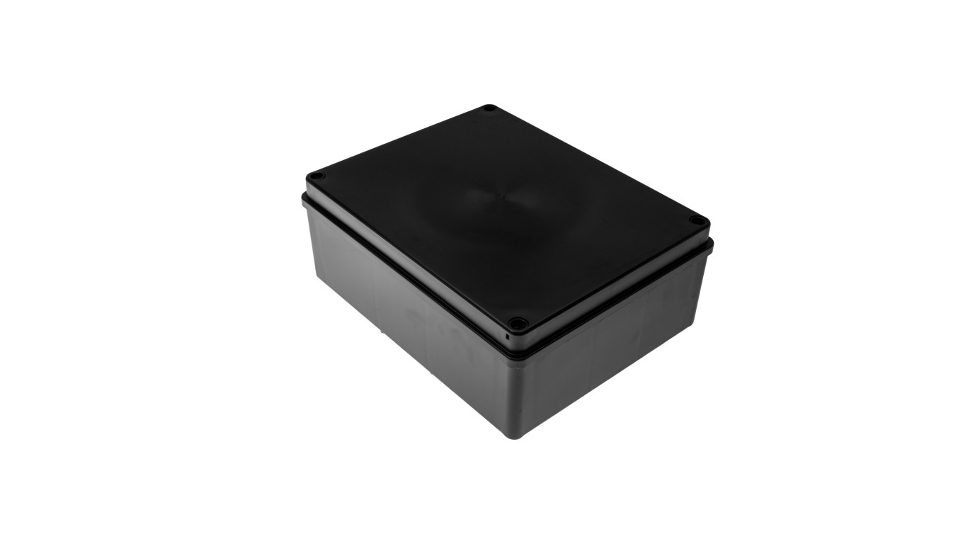 Puszka instalacyjna hermetyczna S-BOX 240x190x90, bez dławików, bezhalogenowa, IP65, czarna S-BOX 516CZ